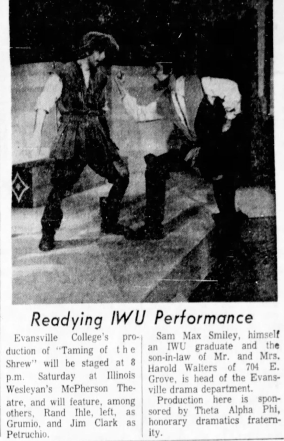 Readying IWU performance